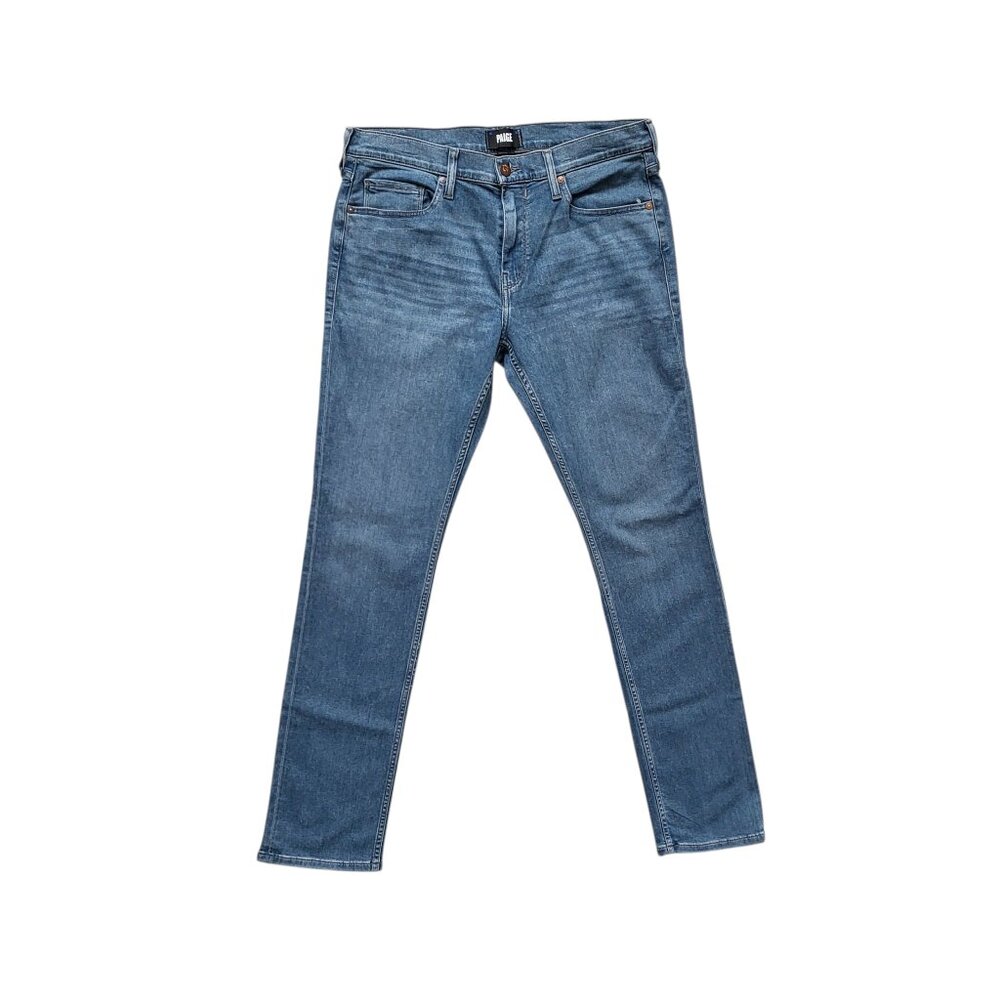 Paige Federal Transcend Slim Straight Jeans Chatfield Wash Men's Size 34